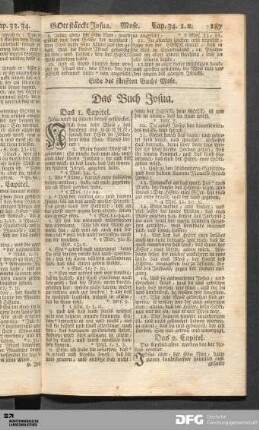 Das Buch Josua.