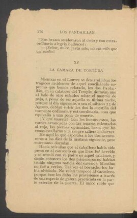 XV - La cámara de tortura