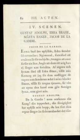 IV. Scenen.