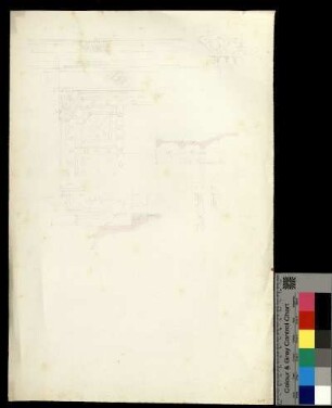 Wanddekoration, Fries, verschiedene Ornamente