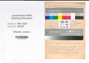 Entnazifizierung Johann Wierich, geb. 06.05.1913 (Installateurmeister)