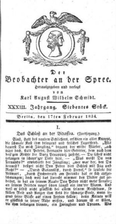 7. Stueck, 17. Februar 1834