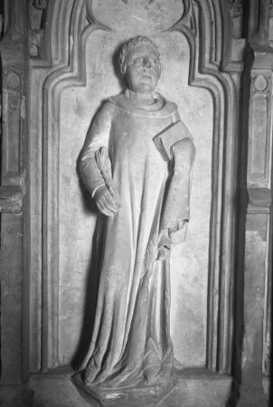 Grabmal der heiligen Ludmilla von Prag — Nördliche Längsseite der Tumba — Der heilige Prokopius von Böhmen