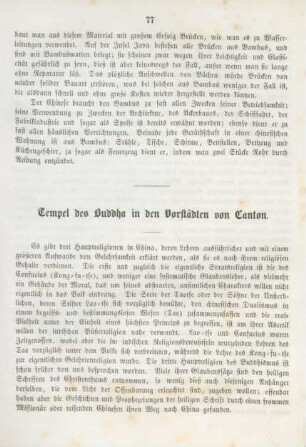 Tempel des Buddha in den Vorstädten von Canton