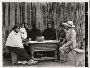 Eine Familie aus Moche bei Trujillo