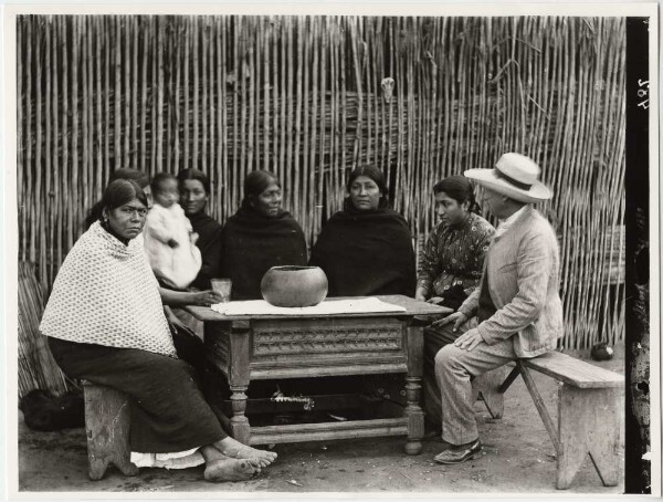 Une famille de Moche près de Trujillo