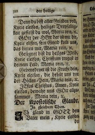 Der Apostolische Glaube