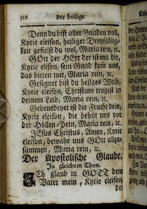 Der Apostolische Glaube