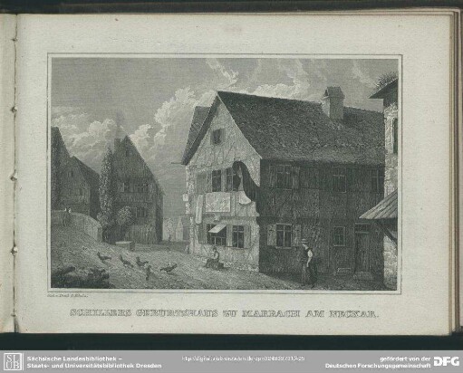 Schillers Geburtshaus zu Marbach am Neckar