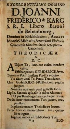 Tentamina Theodicaeae, de bonitate Dei