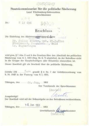 Böheim, Julius, Dr.