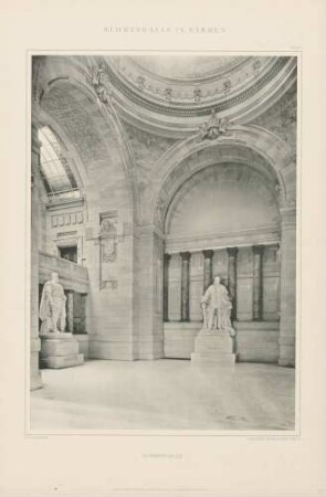 Innenansicht der Ruhmeshalle in Barmen