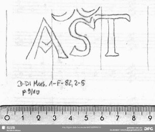 W-Dl-379 Vierkopfschaft / "AST"