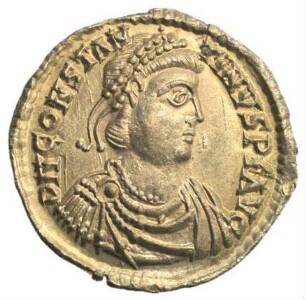 Fundmünze, Solidus, 408 - 411 n. Chr.