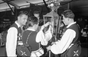 Waldshut: 489. Waldshuter Chilbi; Anzünden der Chilbi-Lampe