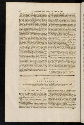 96-112, XXXIV. Reflexiones. - XXXVII. Juris Responsum.