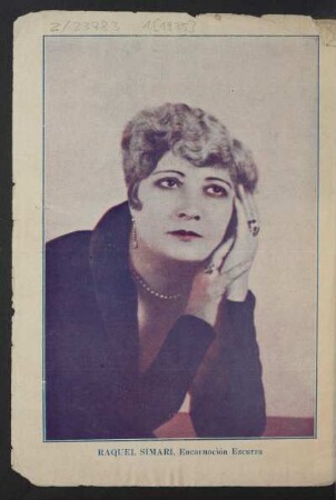 [Fotografía de] Raquel Simari