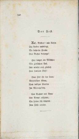 Nach Anakreon (unvollständig)