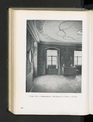 Schlafzimmer im Schloß zu Wörlitz.