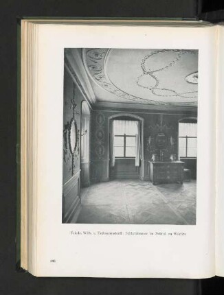 Schlafzimmer im Schloß zu Wörlitz.