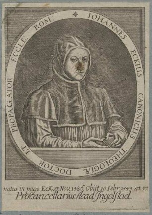 Bildnis des Iohannes Eckius