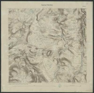 Section Elterlein aus: Topographische Karte (Äquidistantenkarte) Sachsen