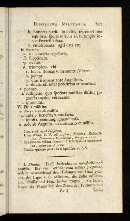 631-633, I. Munia, ministeria, excubiae, vigiliae, in quibus not. tesserae, circuitio, procubitores.