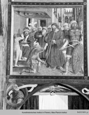 Passionsszenen mit Propheten und Sibyllen : Christus vor Pilatus