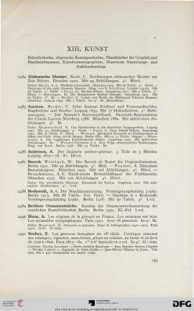 XIII. Kunst (Nr. 2484-2671)