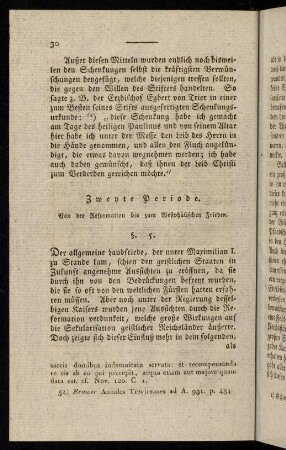 30-60, Zweyte Periode.