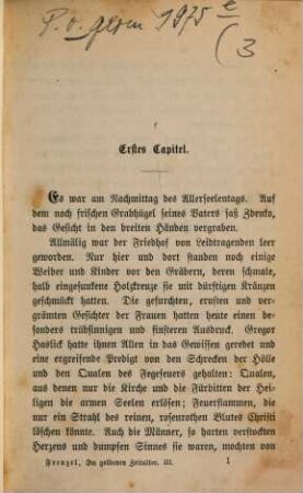 Im goldenen Zeitalter : Roman in vier Büchern von Karl Frenzel, 3