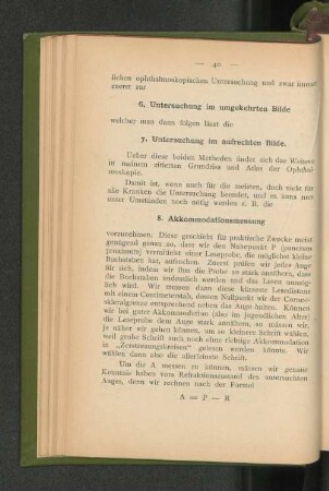 6. Untersuchung im umgekehrten Bilde.
