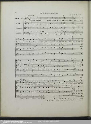 No.1. Choralmotette.