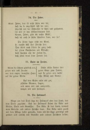 75. Spiel im Freien.