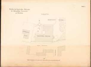 Universität Breslau Botanisches Museum: Lageplan 1:250
