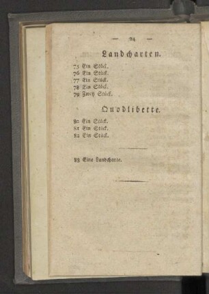 Landcharten.