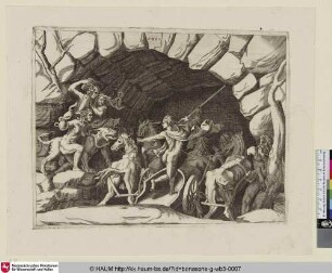 [Pluton descendant aux enfers; Pluton fährt in die Unterwelt ein]