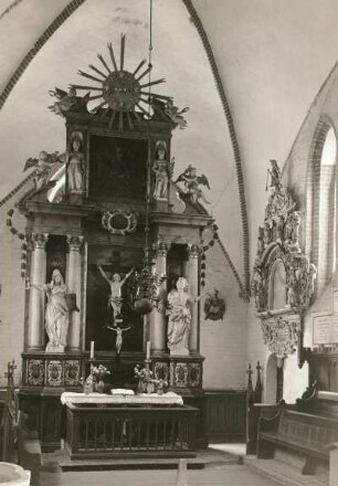 Altar : Altar (1733). Proseken (Gägelow-Proseken), Dorfkirche