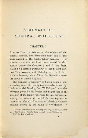 A memoir of William Wolseley, admiral of the Red Squadron
