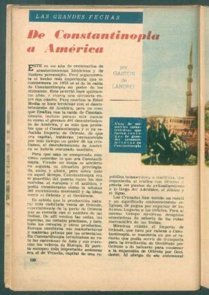 De Constantinopla a América