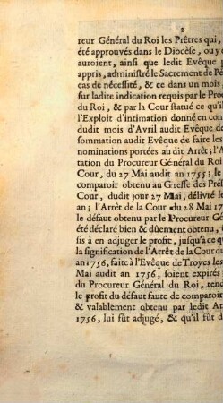 Arrest De La Cour De Parlement : Extrait Des Registres De Parlement. Du 9 Juillet 1756.