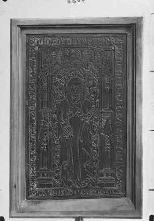 Grabplatte der Margareta van Ruwescure