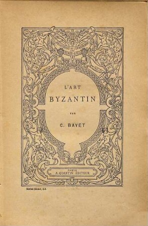 L' art byzantin