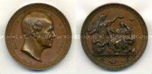 Deutschland, Preußen, Medaille auf Alexander von Humboldt