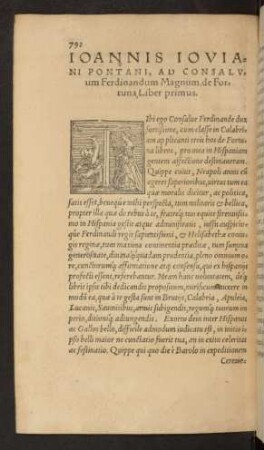 Ioannis Ioviani Pontani ... de Fortuna, Liber primus.