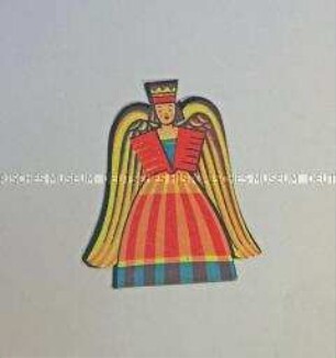 Christbaumschmuck: Anhänger aus Pappe, Rauschgoldengel