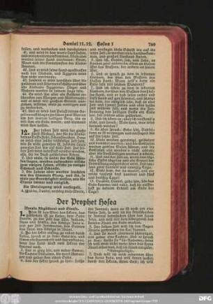 Der Prophet Hosea