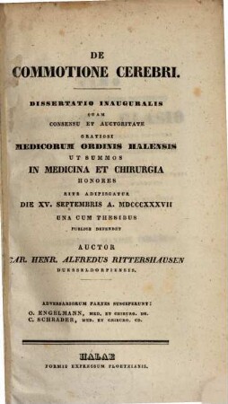 De commotione cerebri : diss. inaug.