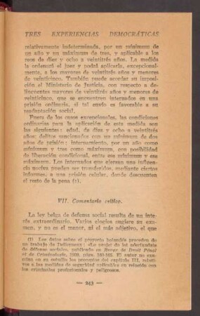 VII. Comentario crítico.
