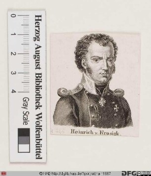 Bildnis Heinrich von (aus dem Hause Poplitz) Krosigk